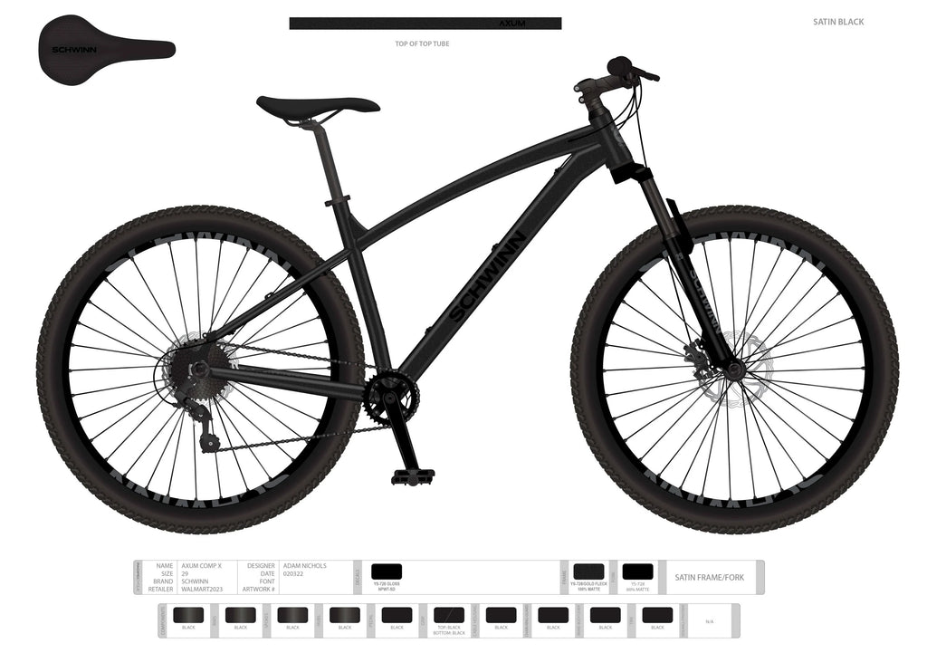 Black Large Frame 8 Speeds Mountain Bike V14934