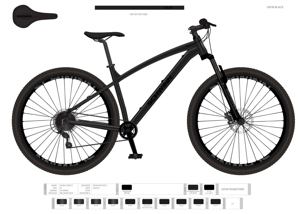 Black Large Frame 8 Speeds Mountain Bike V14934