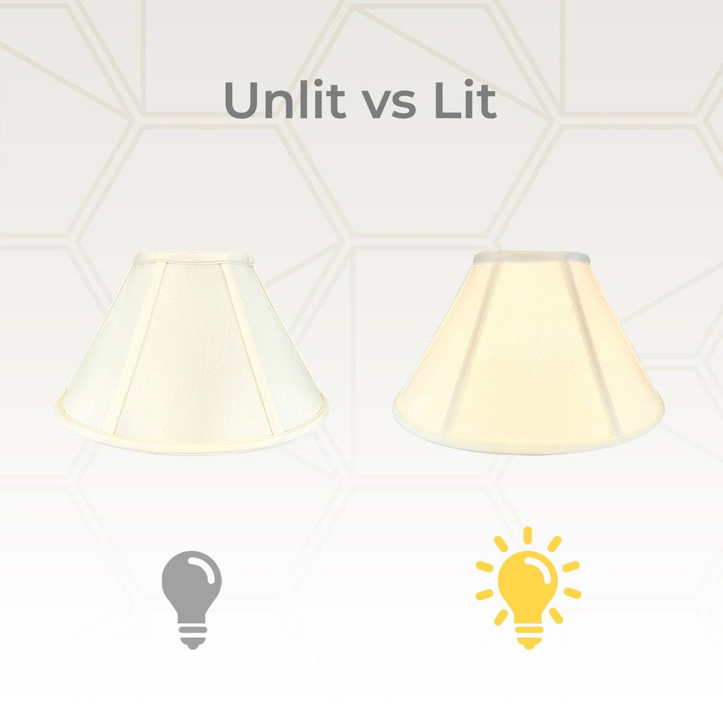 Eggshell 6x16x10 Lamp Shade Set of 2 G10642