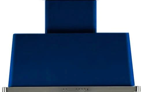 Midnight Blue Wall Mount Range Hood with 600 CFM Blower B4984