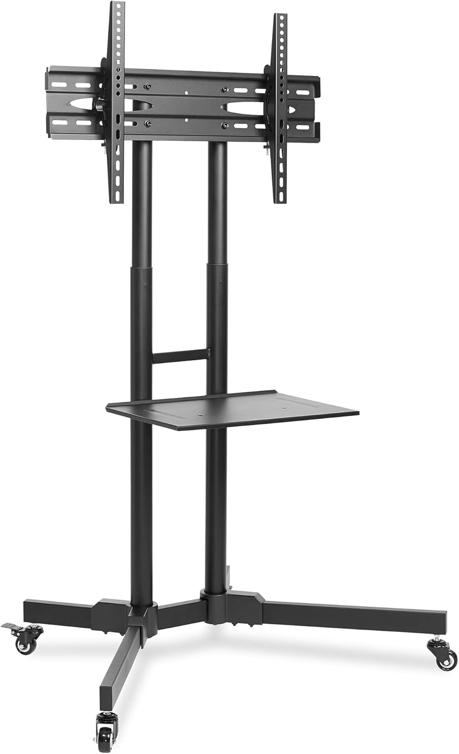 Rolling TV Stand Mobile TV Cart with Wheels T2772