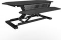 Electric Height-Adjustable Desk Riser with Keyboard and Mouse Tray, 36" x 24" White Y140994