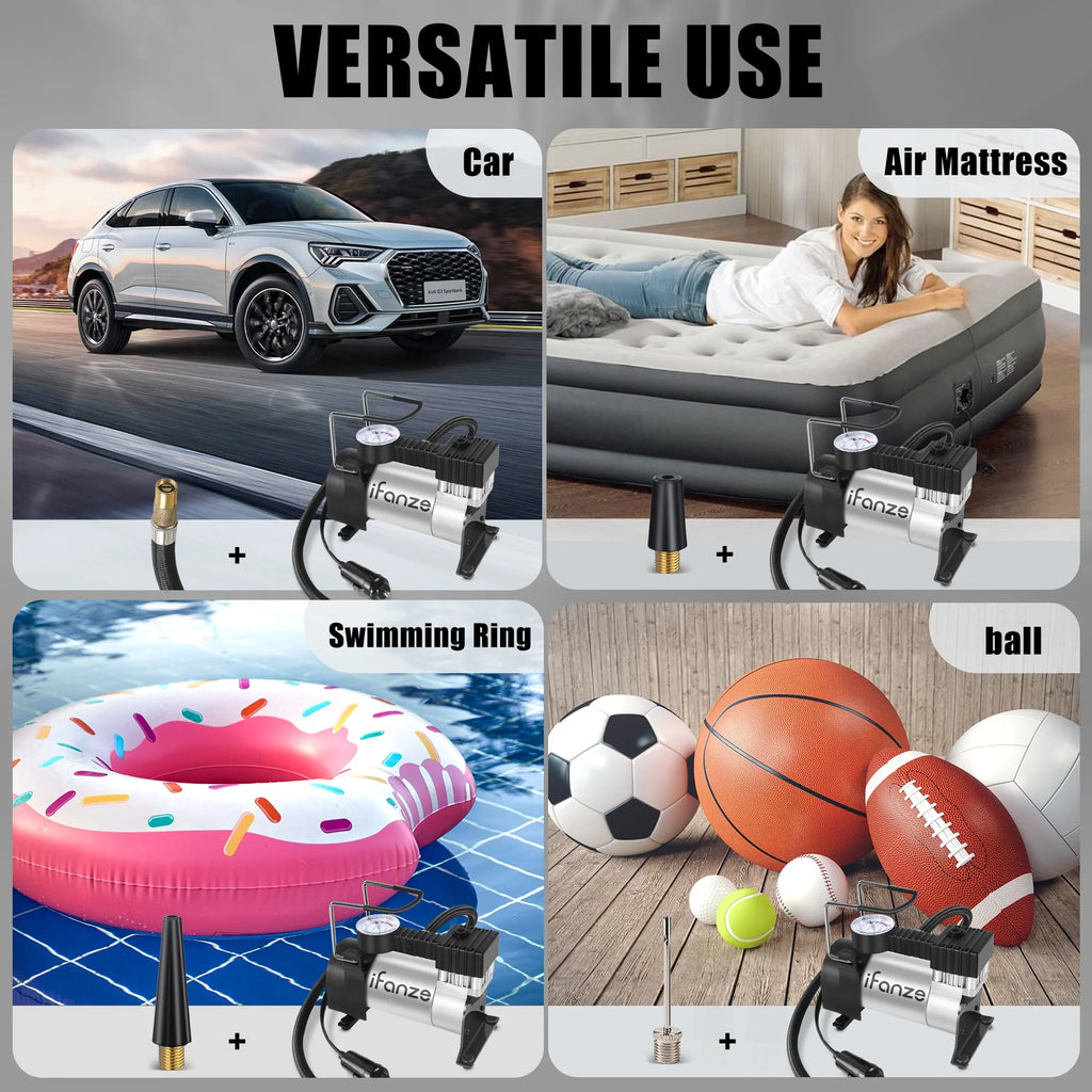 Portable Air Compressor Tire Inflator 12V G108279