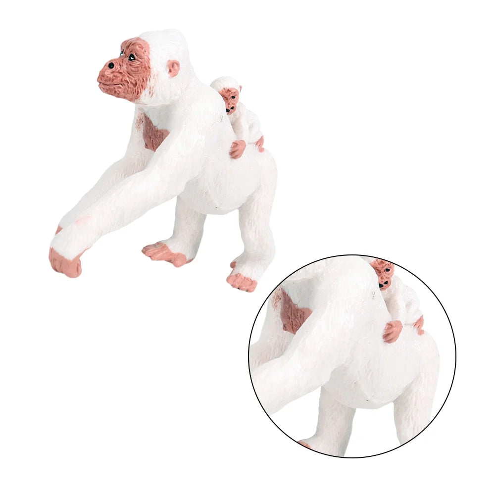 Fake Monkey Toy Educational Model Plaything Ornaments for Kid Y140
