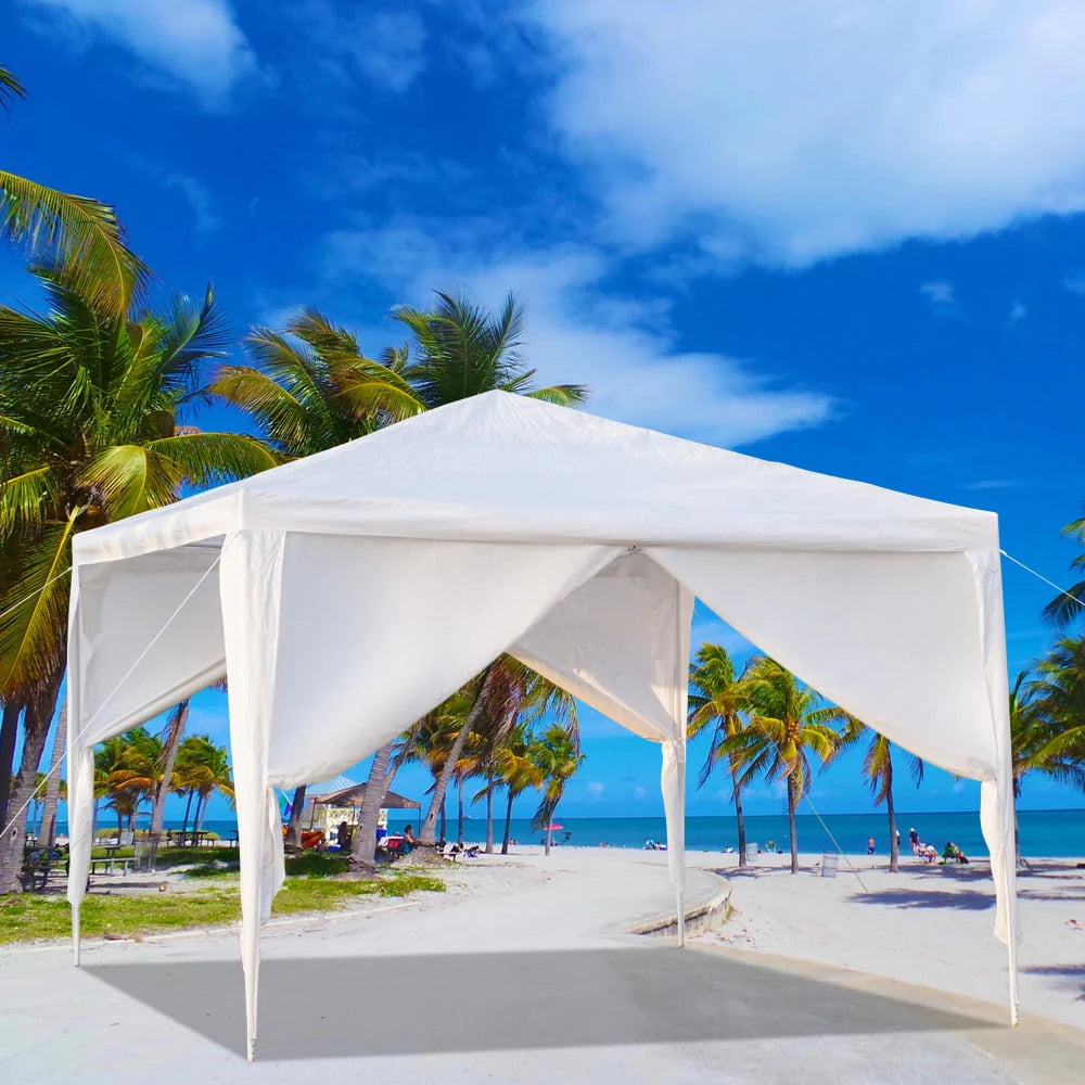 10' x 10' White 4 Sides Waterproof Tent K304