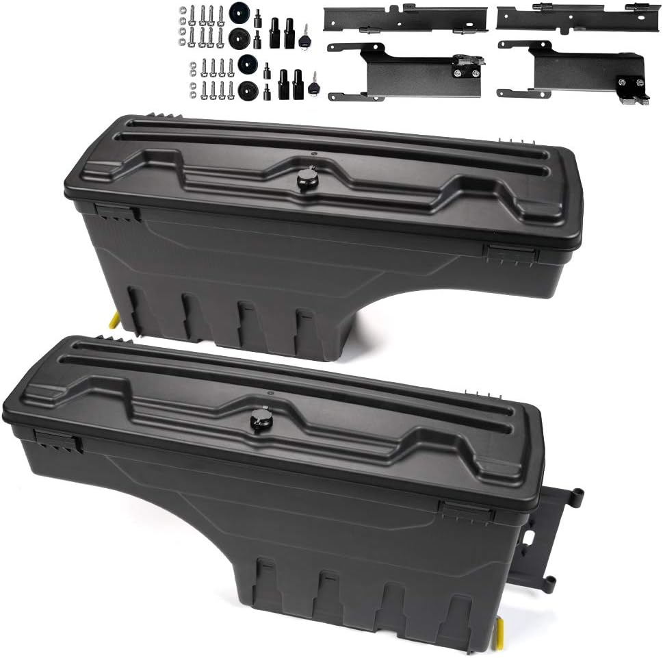 Lockable Swing Case Toolbox For Ford F150 Truck Bed L21108